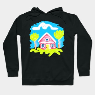 Cute Trees House Hoodie